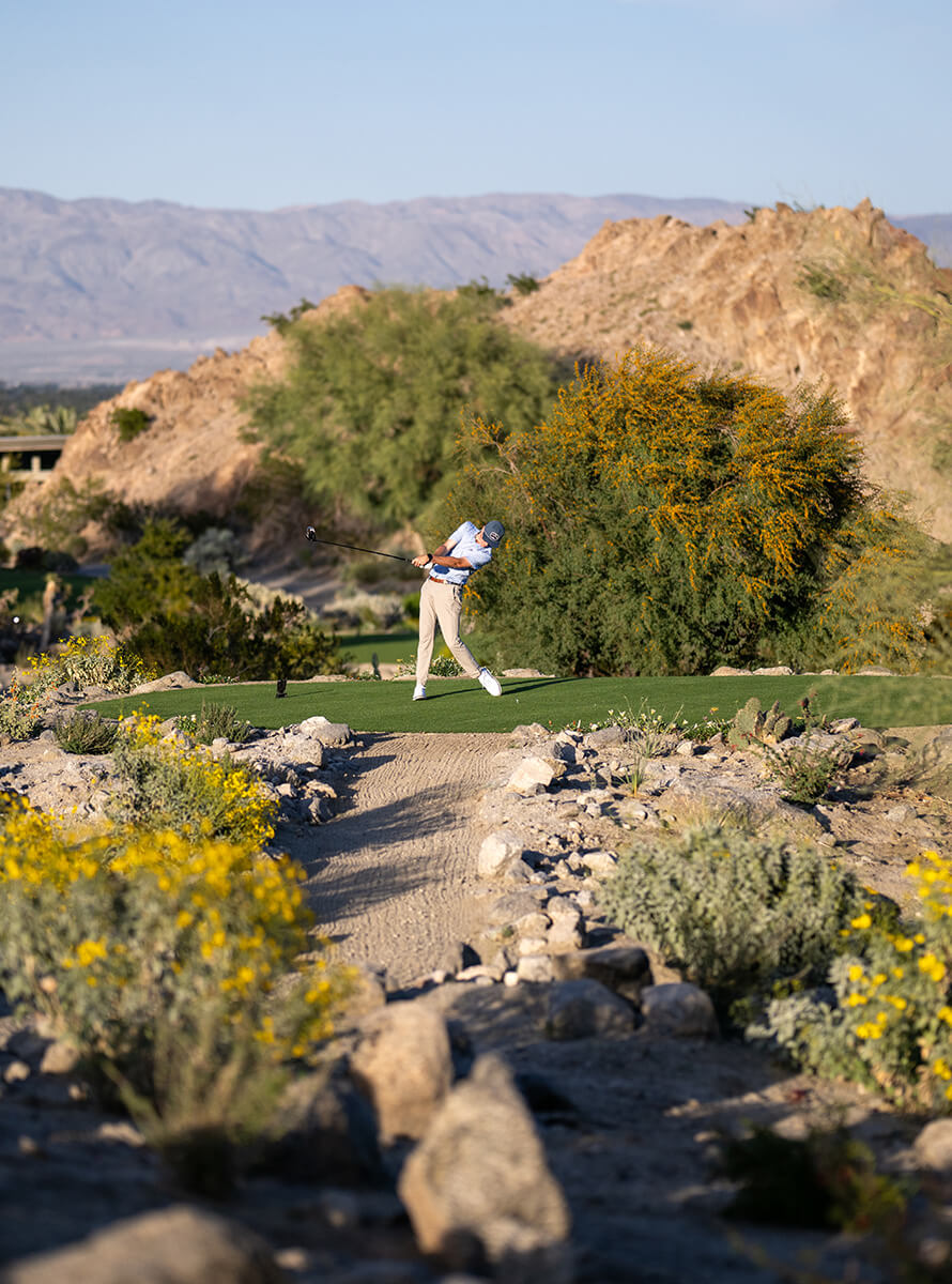 golfer on course